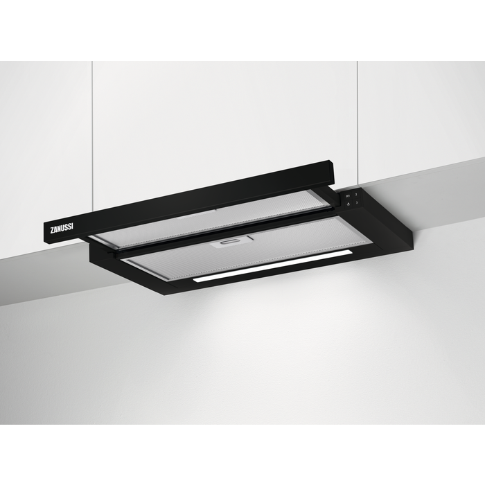 Zanussi - Black cooker hood - ZFP616K