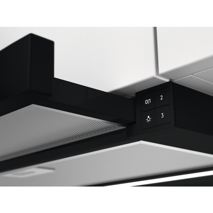 Zanussi - Black cooker hood - ZFP616K